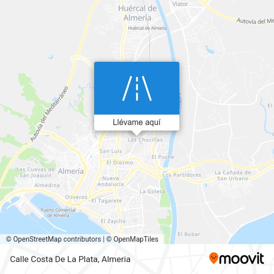 Mapa Calle Costa De La Plata