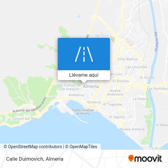 Mapa Calle Duimovich