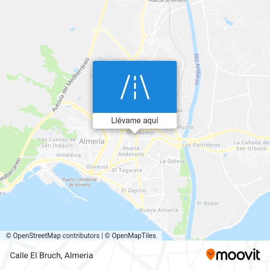 Mapa Calle El Bruch