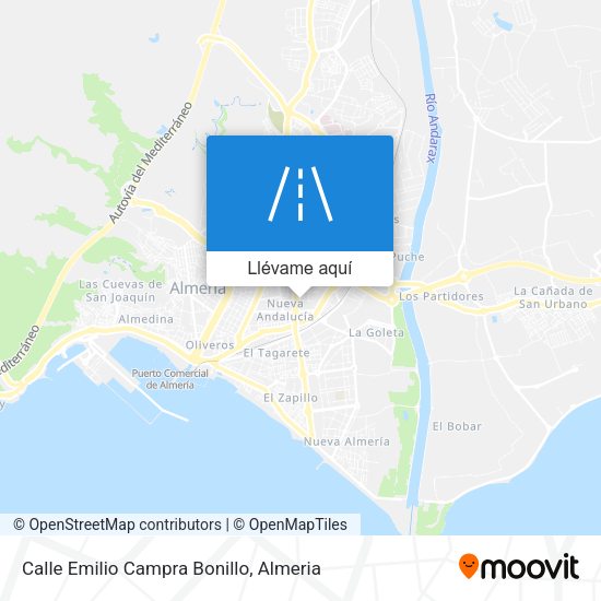 Mapa Calle Emilio Campra Bonillo