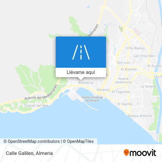 Mapa Calle Galileo