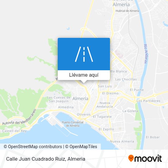 Mapa Calle Juan Cuadrado Ruiz