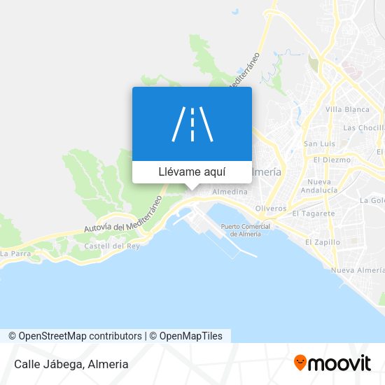 Mapa Calle Jábega