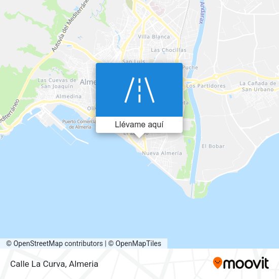 Mapa Calle La Curva