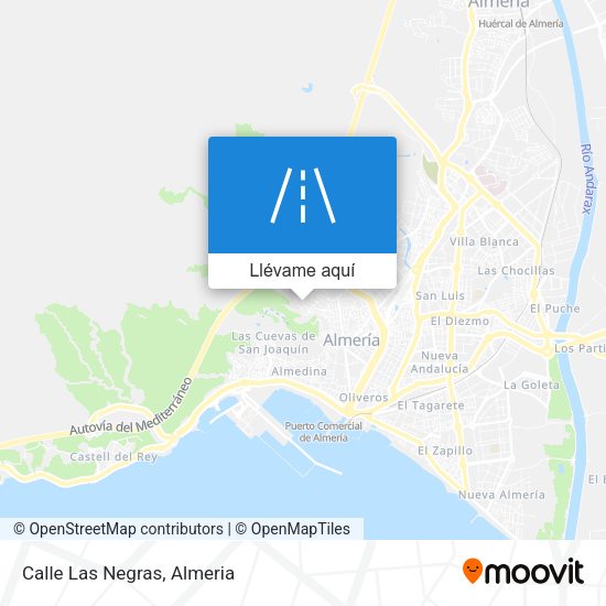 Mapa Calle Las Negras