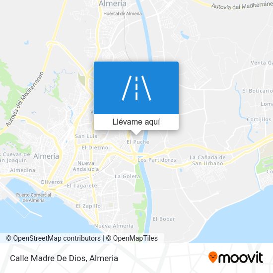 Mapa Calle Madre De Dios