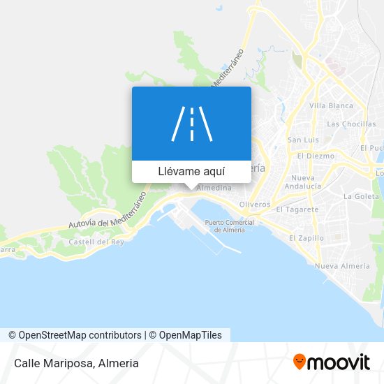 Mapa Calle Mariposa
