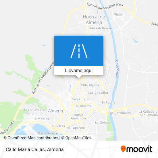 Mapa Calle María Callas