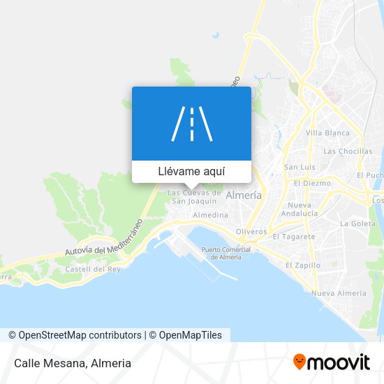 Mapa Calle Mesana