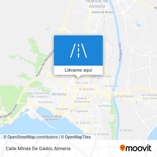Mapa Calle Minas De Gádor