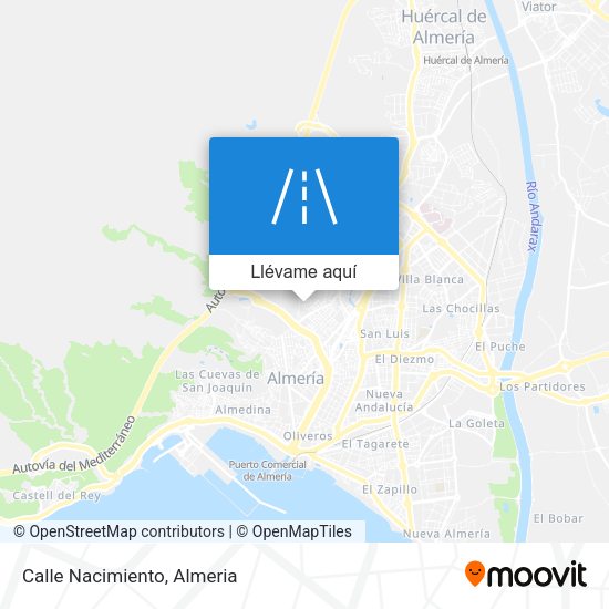 Mapa Calle Nacimiento