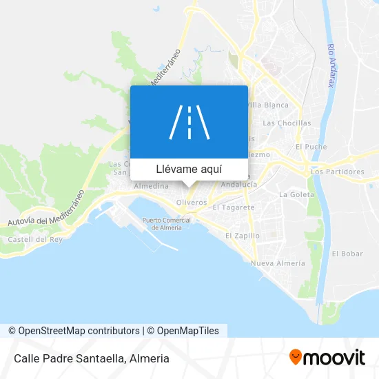 Mapa Calle Padre Santaella