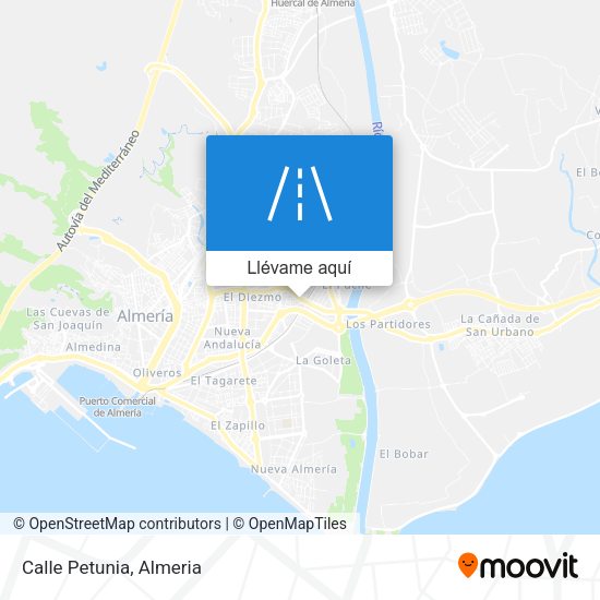 Mapa Calle Petunia
