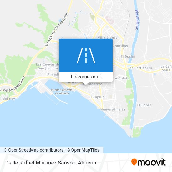 Mapa Calle Rafael Martínez Sansón