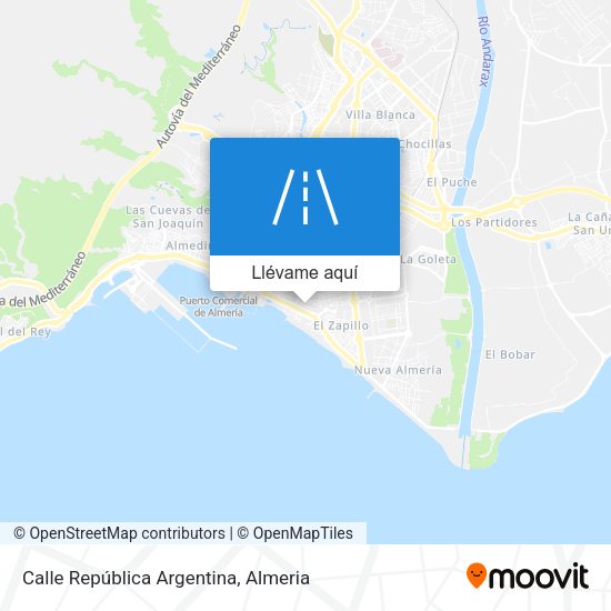 Mapa Calle República Argentina