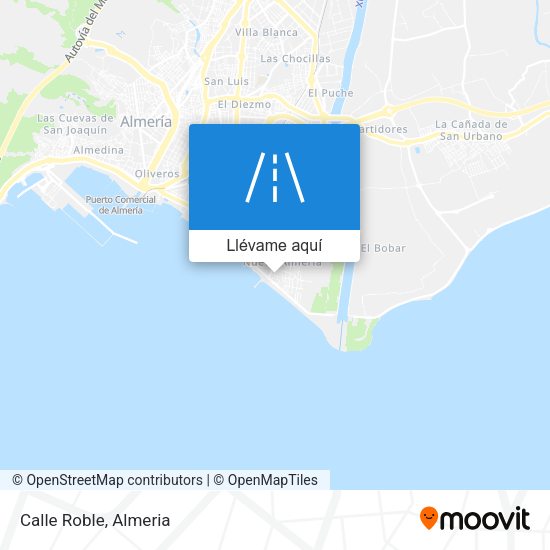 Mapa Calle Roble