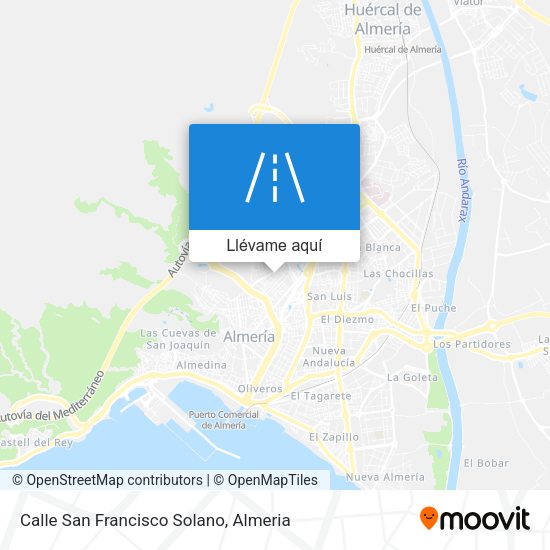 Mapa Calle San Francisco Solano