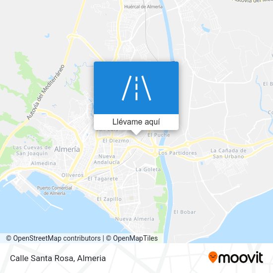 Mapa Calle Santa Rosa