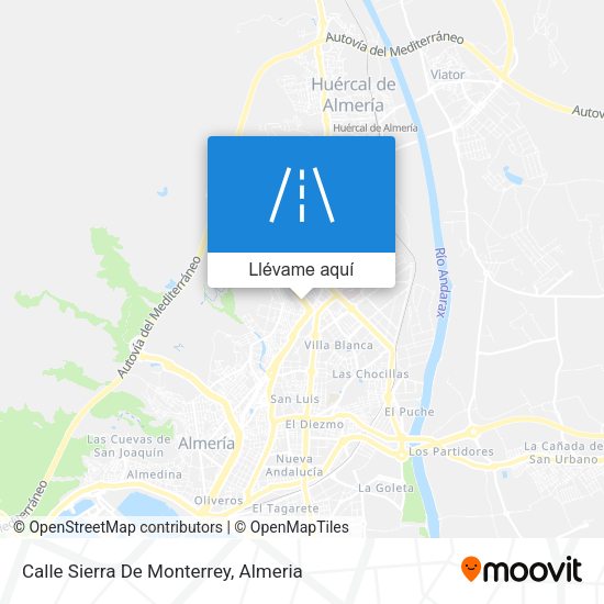 Mapa Calle Sierra De Monterrey