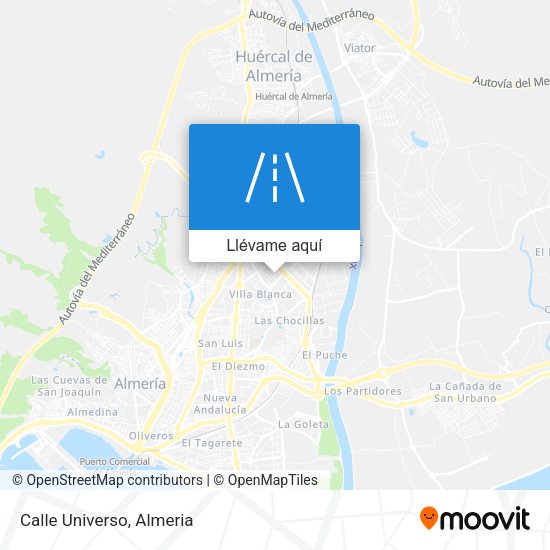 Mapa Calle Universo