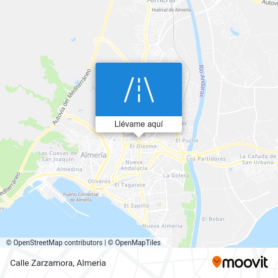 Mapa Calle Zarzamora