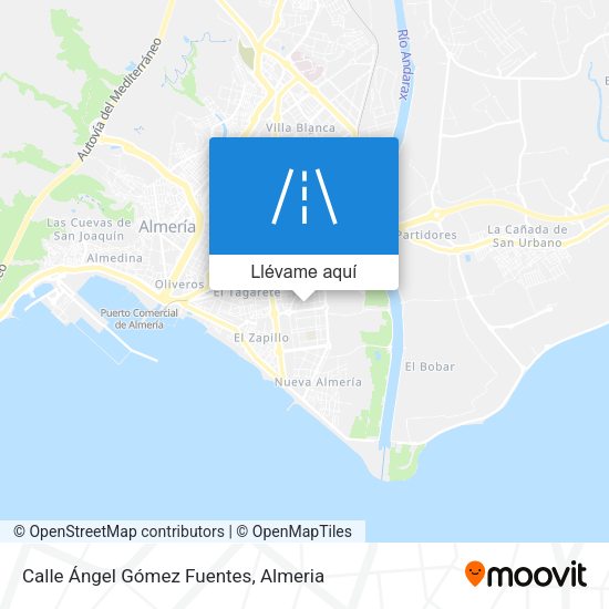 Mapa Calle Ángel Gómez Fuentes