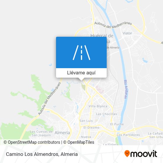 Mapa Camino Los Almendros