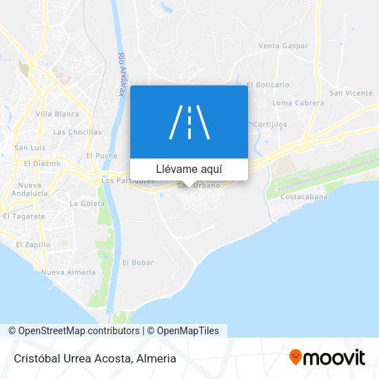 Mapa Cristóbal Urrea Acosta