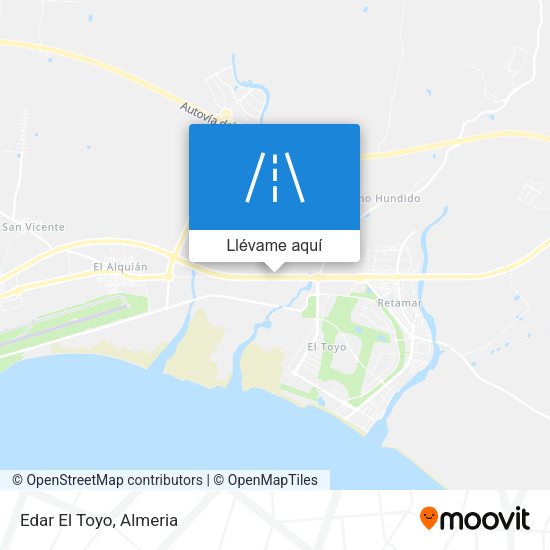 Mapa Edar El Toyo