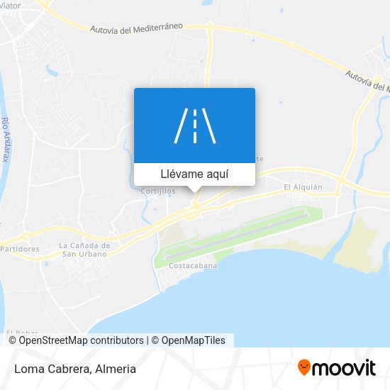 Mapa Loma Cabrera
