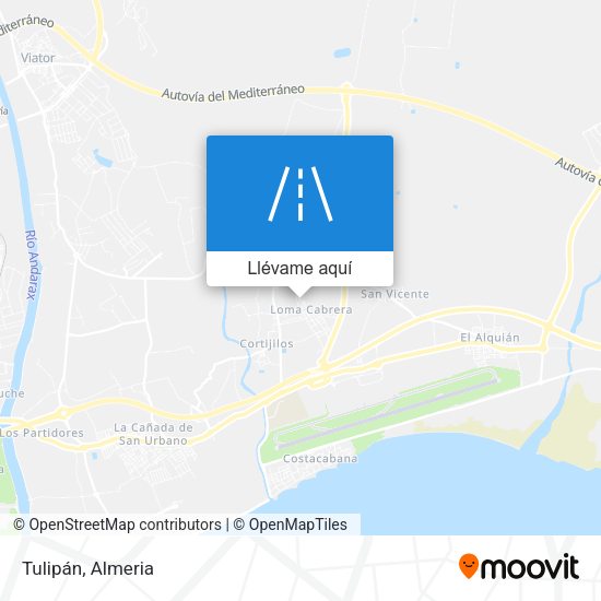 Mapa Tulipán