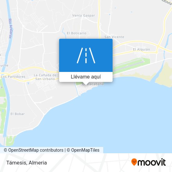 Mapa Támesis
