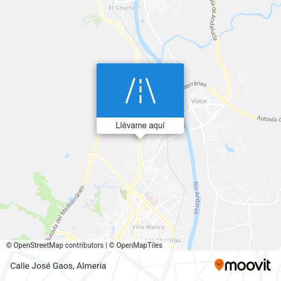 Mapa Calle José Gaos
