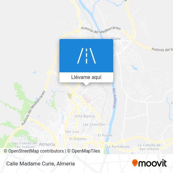 Mapa Calle Madame Curie