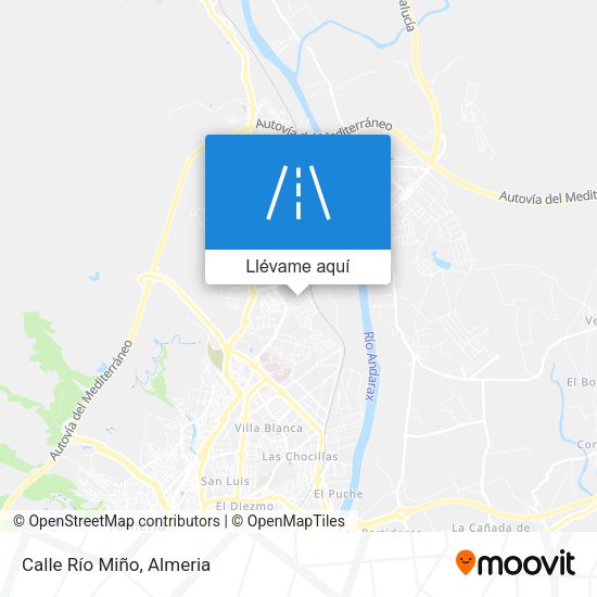 Mapa Calle Río Miño