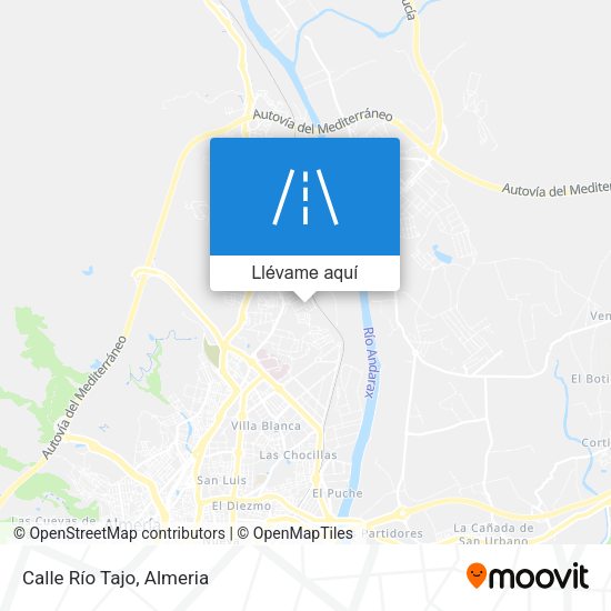 Mapa Calle Río Tajo