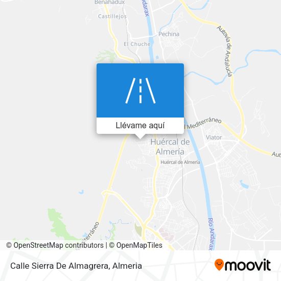 Mapa Calle Sierra De Almagrera