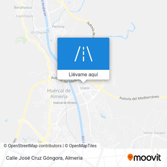 Mapa Calle José Cruz Góngora