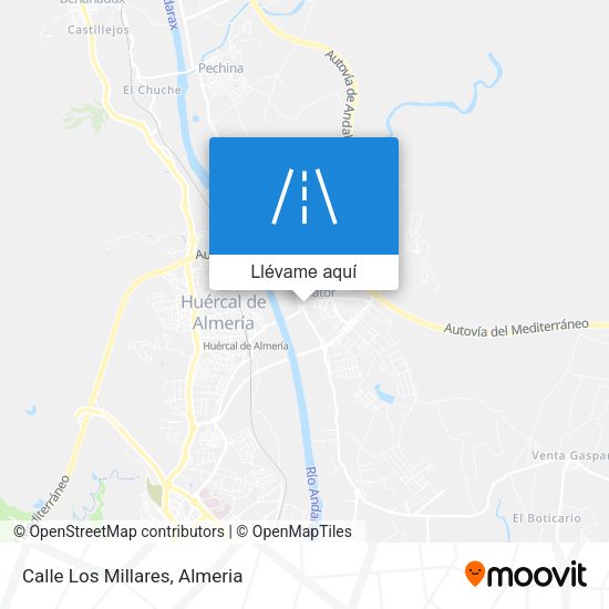 Mapa Calle Los Millares