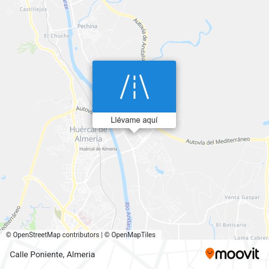 Mapa Calle Poniente