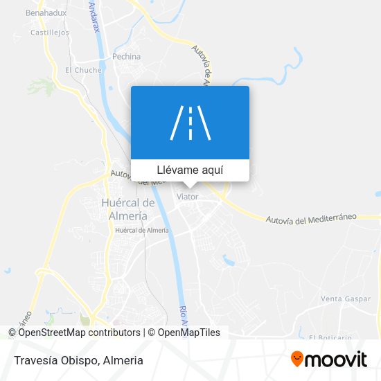 Mapa Travesía Obispo