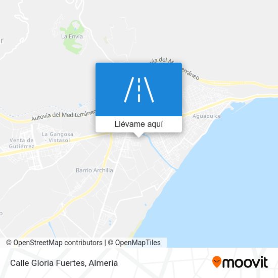 Mapa Calle Gloria Fuertes