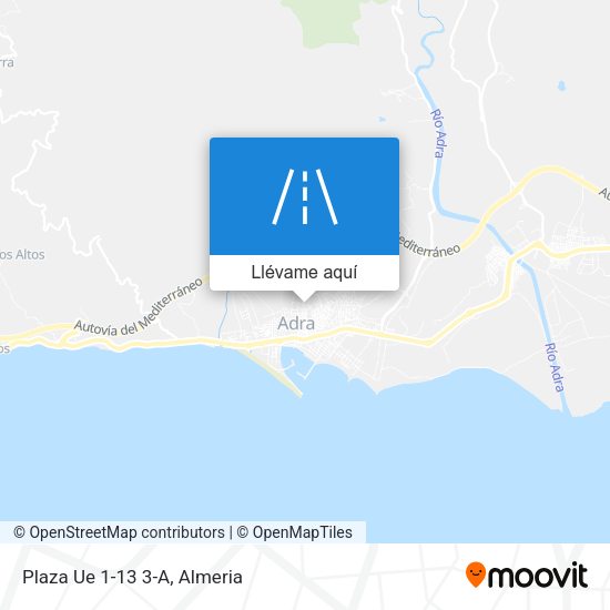 Mapa Plaza Ue 1-13 3-A