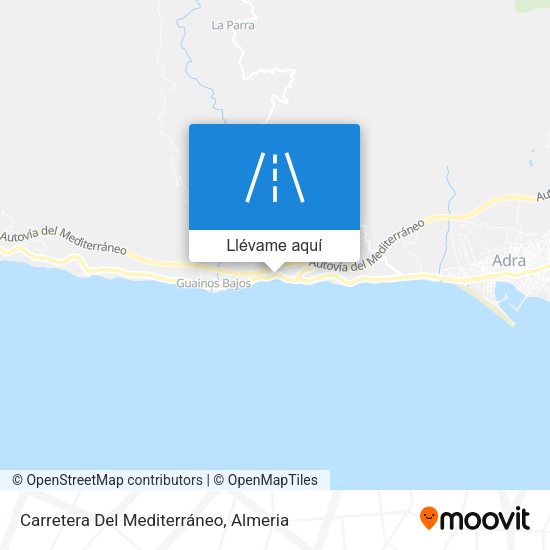 Mapa Carretera Del Mediterráneo