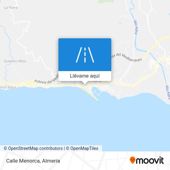 Mapa Calle Menorca