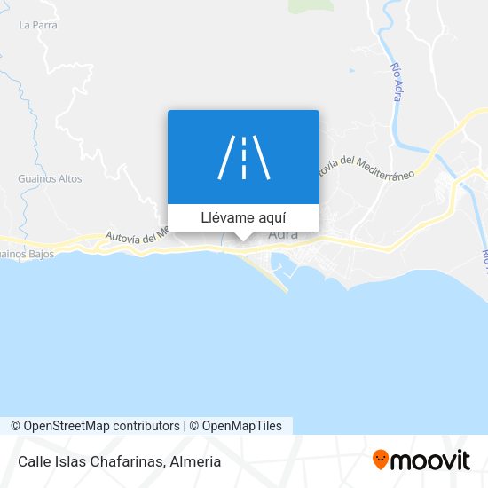Mapa Calle Islas Chafarinas