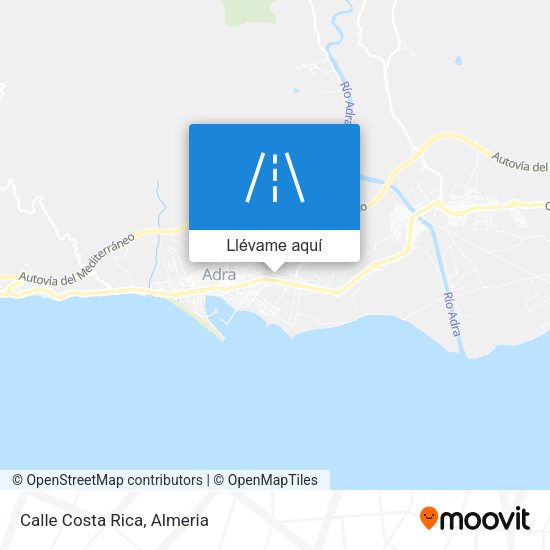 Mapa Calle Costa Rica