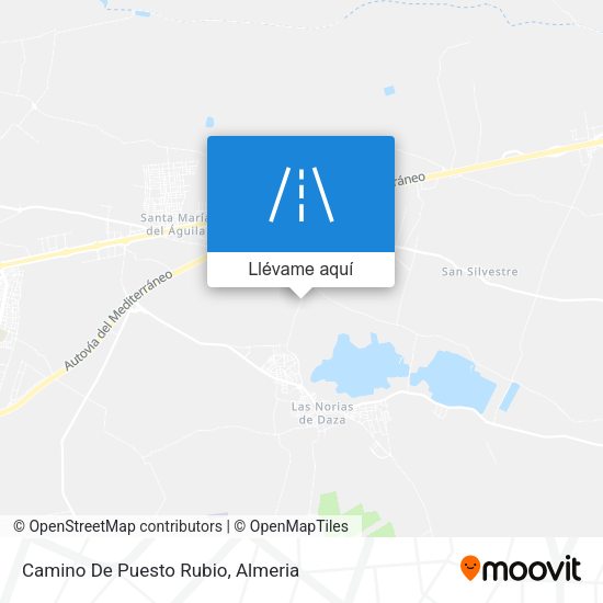 Mapa Camino De Puesto Rubio