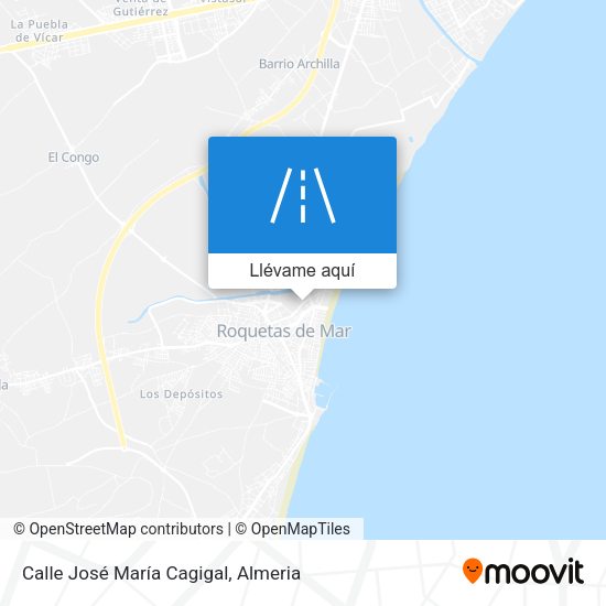 Mapa Calle José María Cagigal