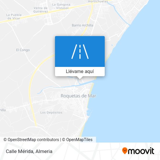 Mapa Calle Mérida